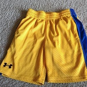 Boys under armour shorts size 7